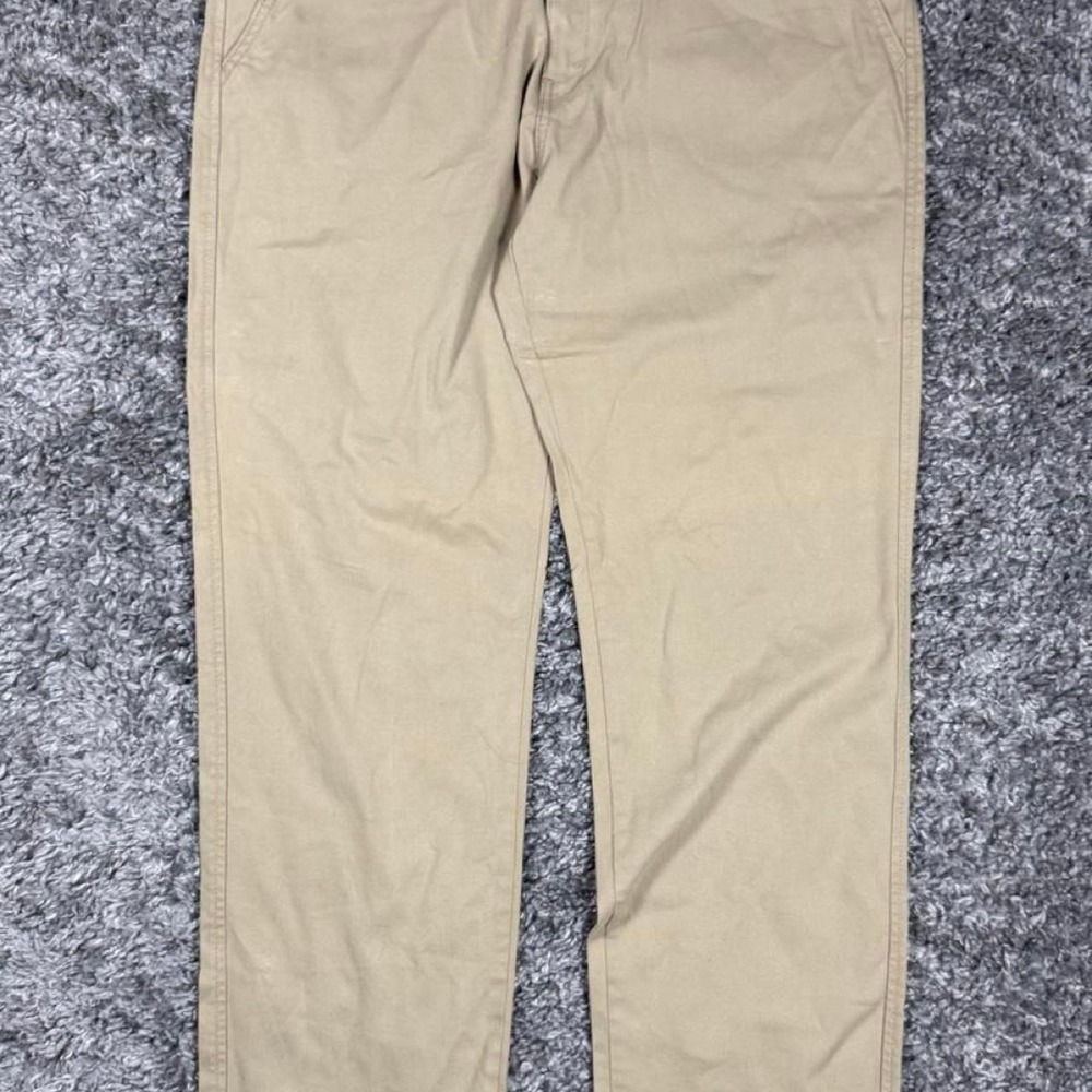 New With Tags Levi Strauss Signature Essential Straight Chino Khaki Pants 36x32
